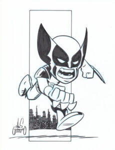 Wolverine sketch by Chris Giarrusso