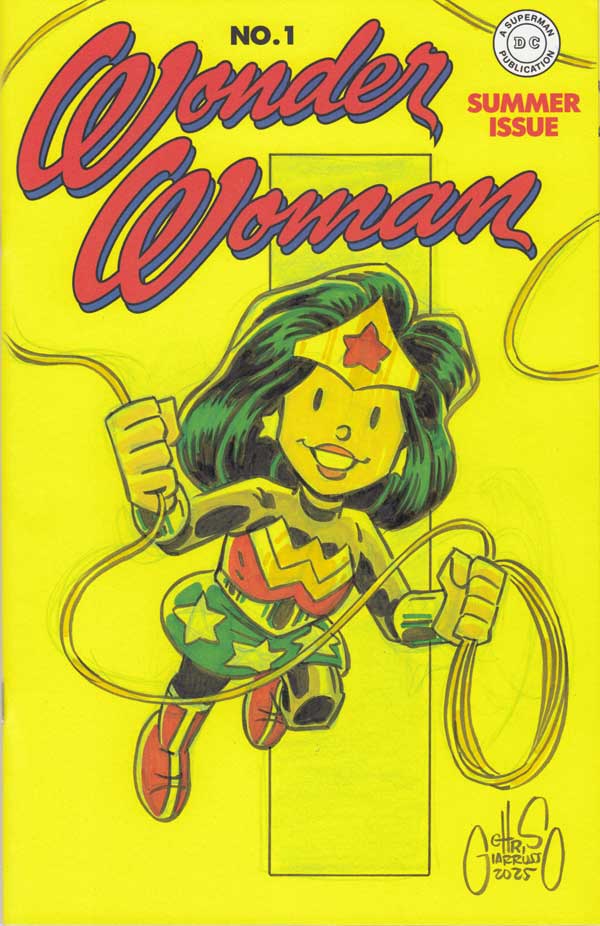 Wonder Woman sketch cover by Chris Giarrusso