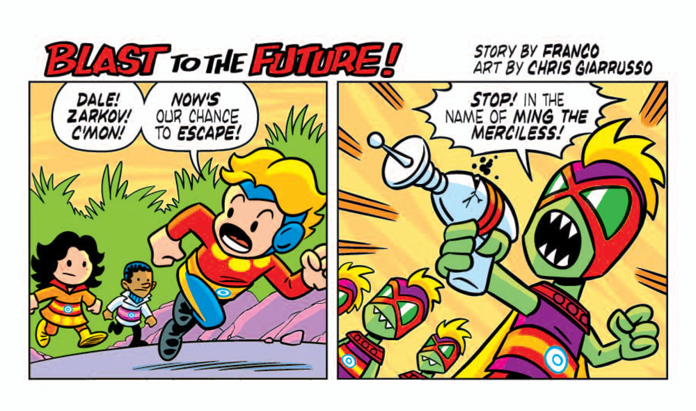 Flash Gordon Adventures, Blast to the Future. Art by Chris Giarrusso, Story by Franco