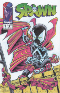Spawn sketch cover by Chris Giarrusso