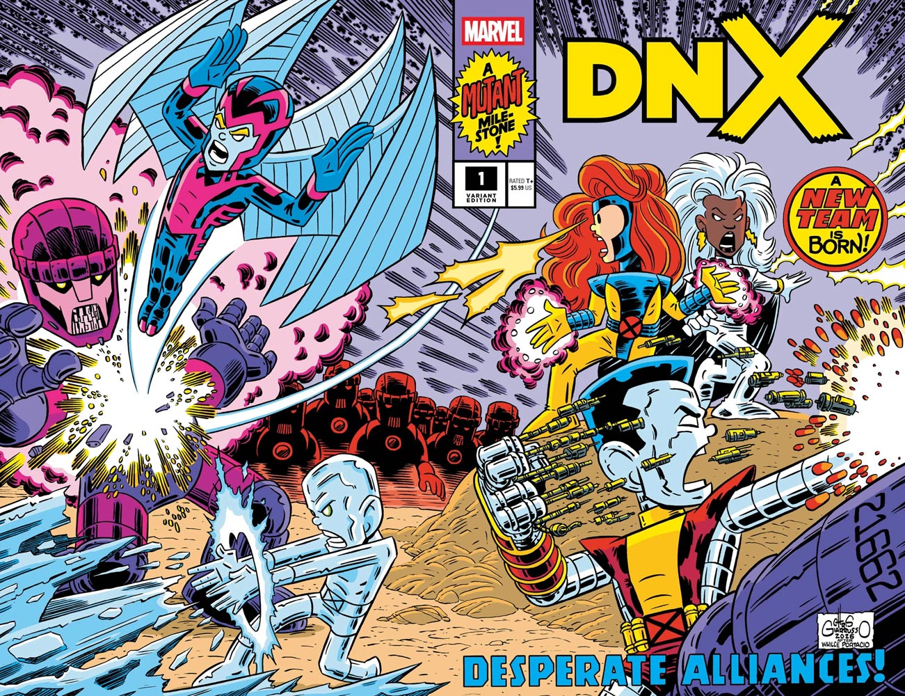 Marvel DNX #1 variant cover illustrated by Chris Giarrusso