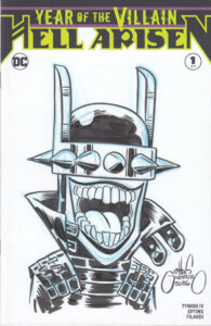 Batman Who Laughs sketch cover by Chris Giarrusso