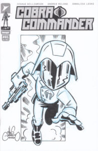 Cobra Commander sketch cover by Chris Giarrusso