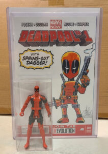 Deadpool sketch cover + action figure combo pack by Chris Giarrusso