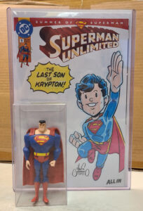 Superman sketch cover + action figure combo pack by Chris Giarrusso