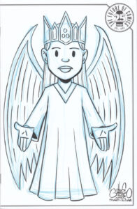 Eternal Empire sketch cover by Chris Giarrusso