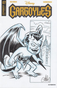 Gargoyles Goliath sketch cover by Chris Giarrusso