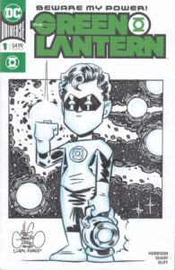 Green Lantern #1 recreation sketch cover by Chris Giarrusso