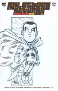Milestone Returns Icon sketch cover by Chris Giarrusso