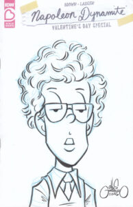 Napoleon Dynamite sketch cover by Chris Giarrusso