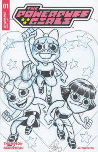 Power Puff Girls sketch cover by Chris Giarrusso