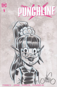 Punchline sketch cover by Chris Giarrusso