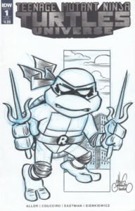 TMNT Raphael sketch cover by Chris Giarrusso