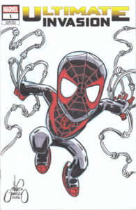 Ultimate Invasion Spider-Manl sketch cover by Chris Giarrusso
