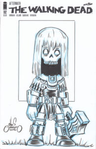 Walking Dead Ragnarok Thor sketch cover by Chris Giarrusso